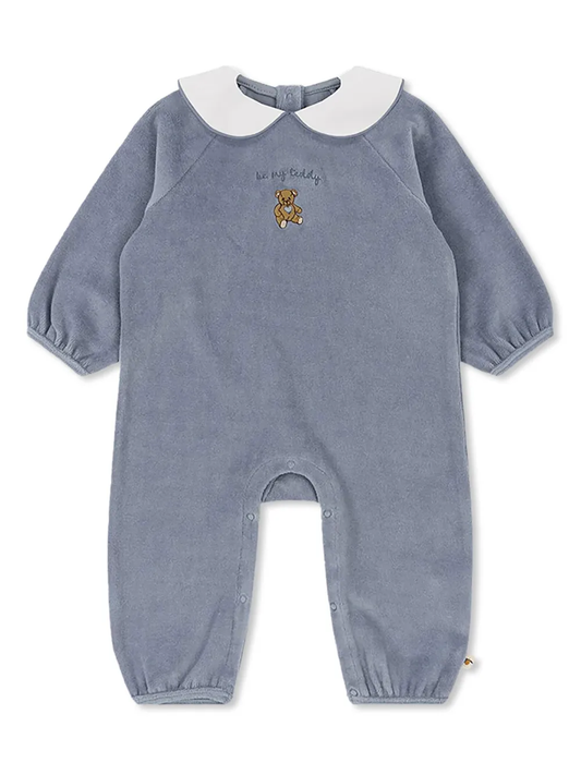 Konges Sløjd | Teddy Embroidered Bodysuit – Blue