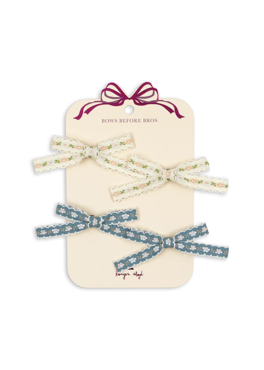 4 Pack Leonora Bow Hair Clip