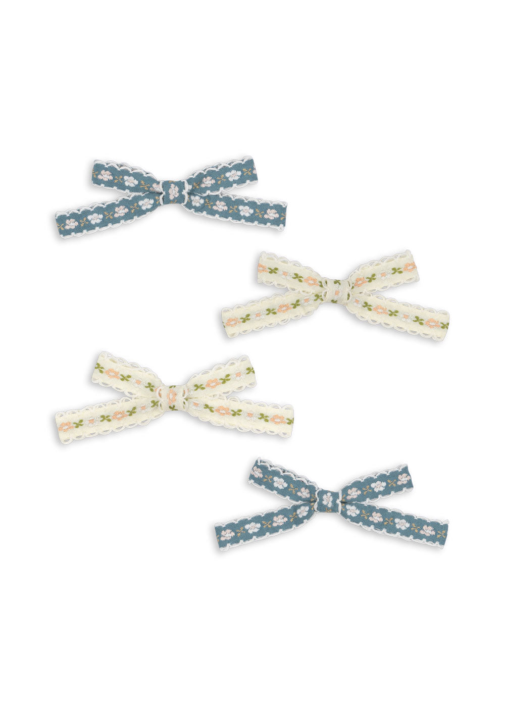 4 Pack Leonora Bow Hair Clip