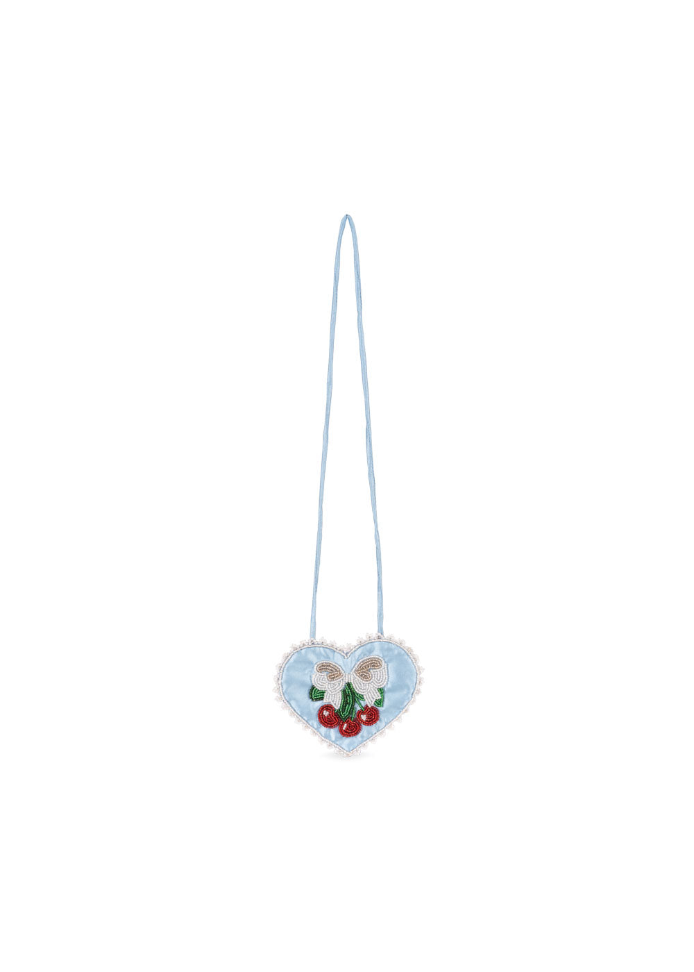 Beaded Heart Mini Purse