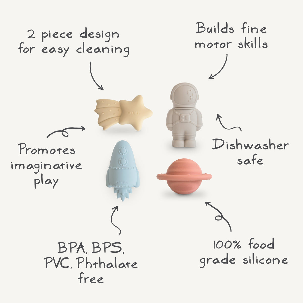 Mold Free Bath Play Set