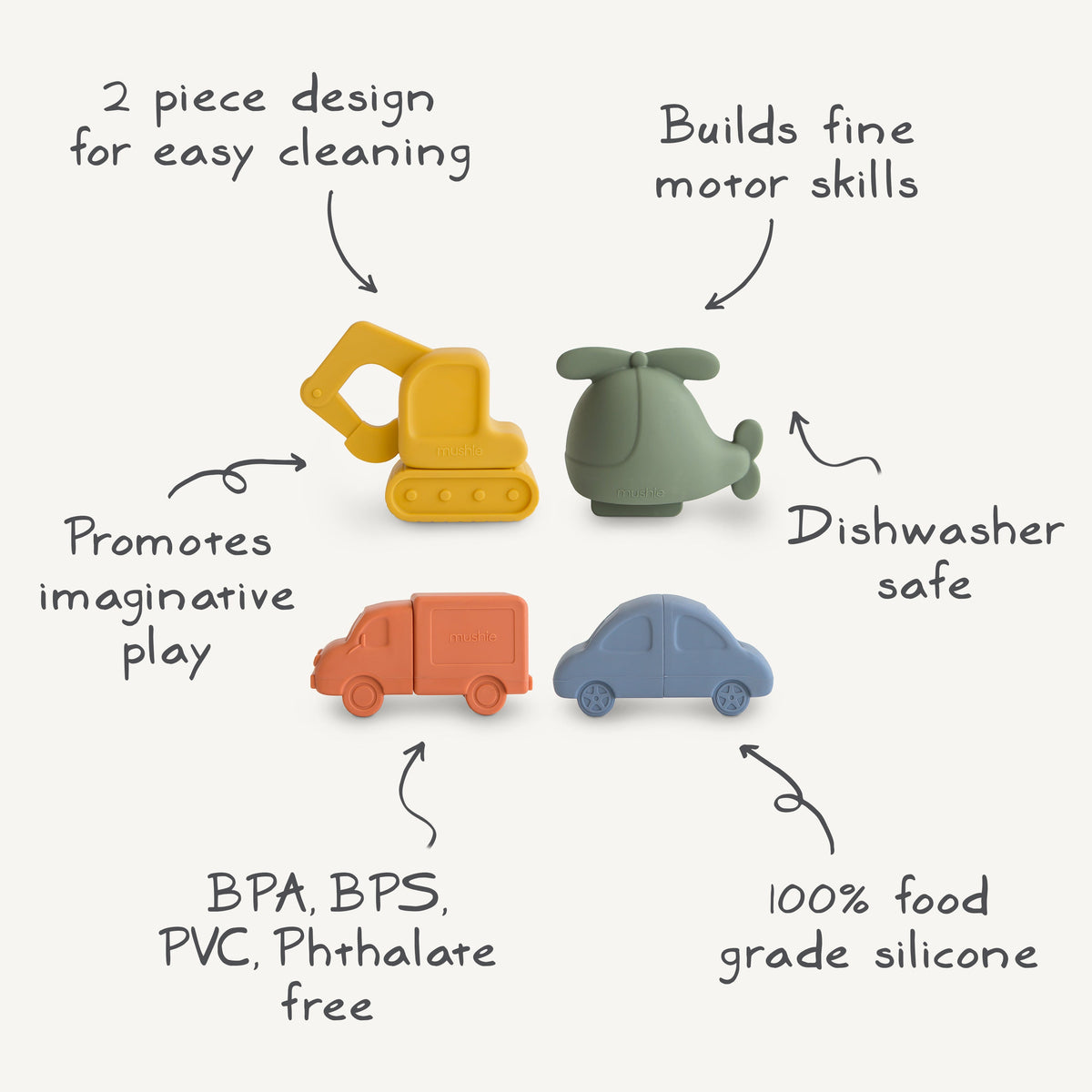 Mold Free Bath Play Set
