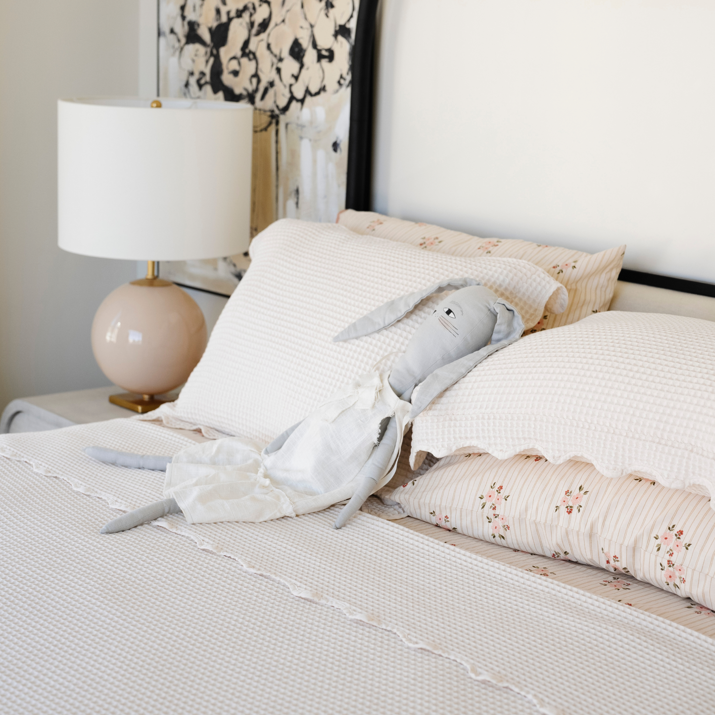 Wholesale Waffle Knit Coverlet Set