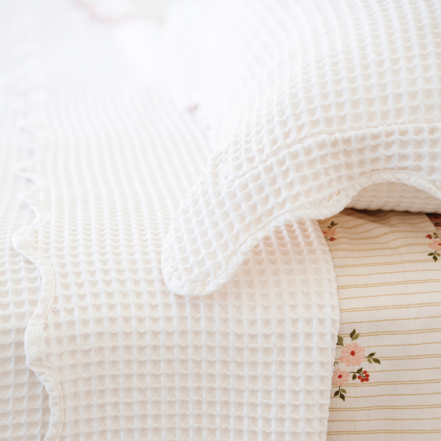 Wholesale Waffle Knit Coverlet Set