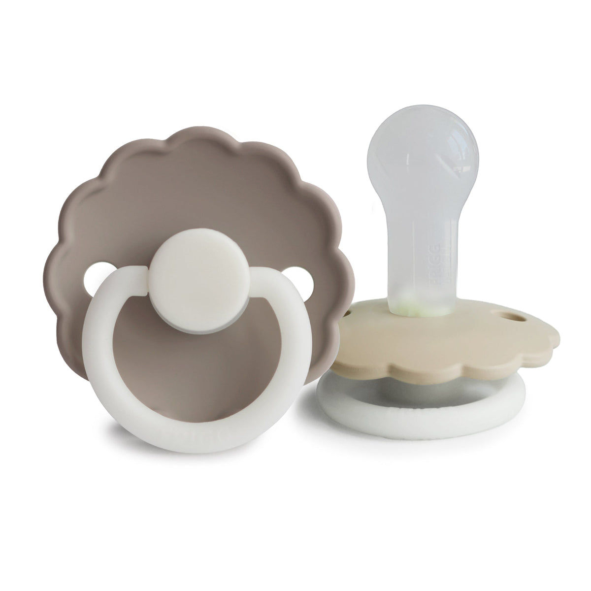 FRIGG Daisy Night Silicone Pacifier 2-Pack