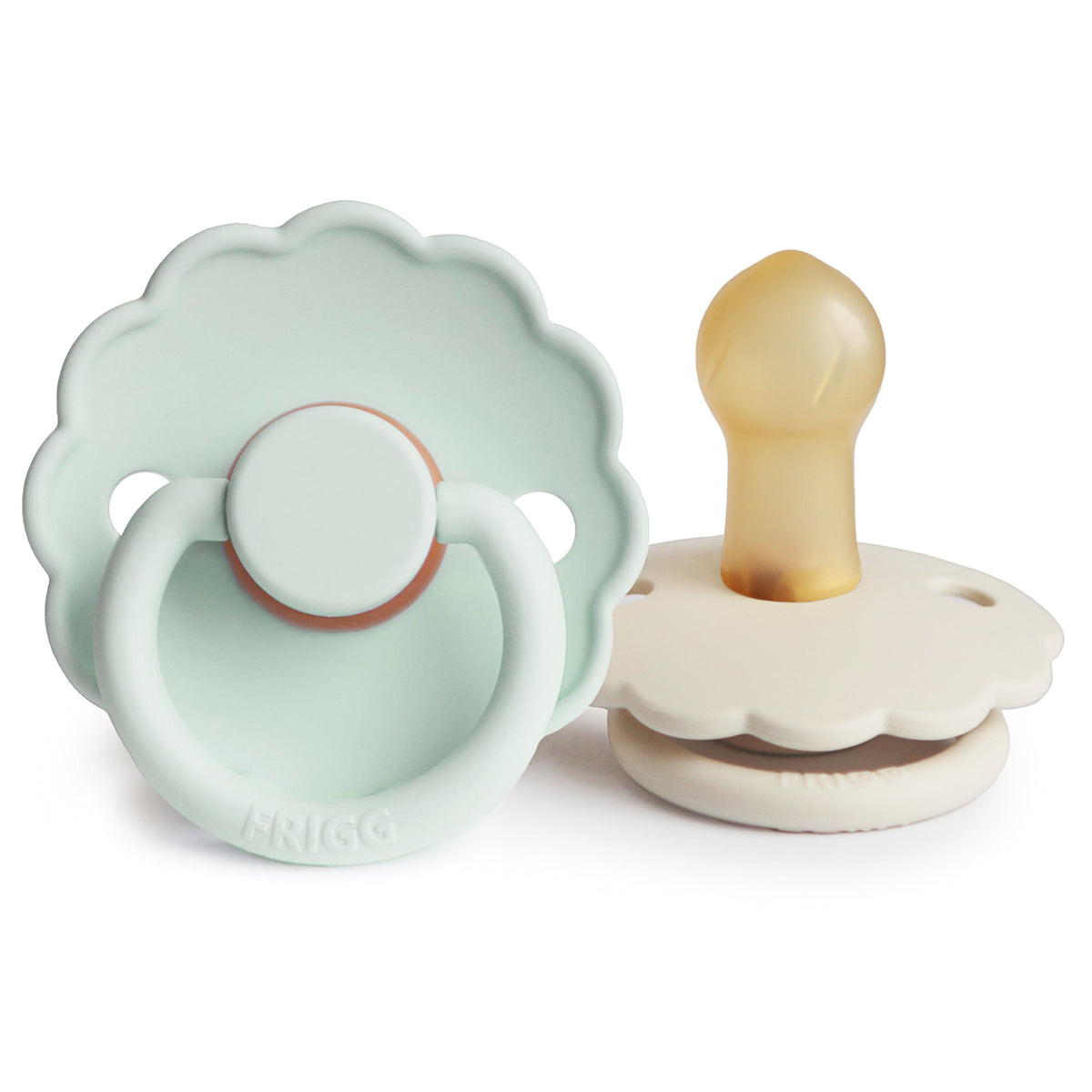 FRIGG Daisy Natural Rubber Pacifier 2-Pack