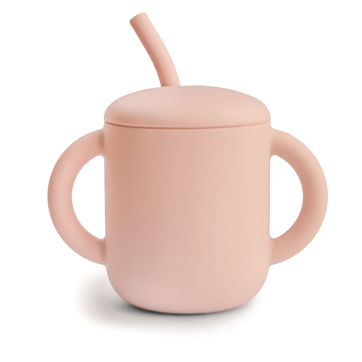 Silicone Training Cup + Straw
