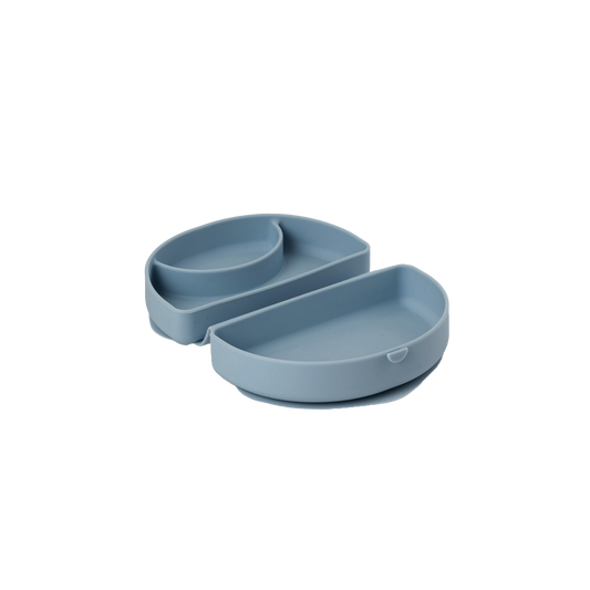 Silifold: Compact Children's Portable Plate - Aquamarine