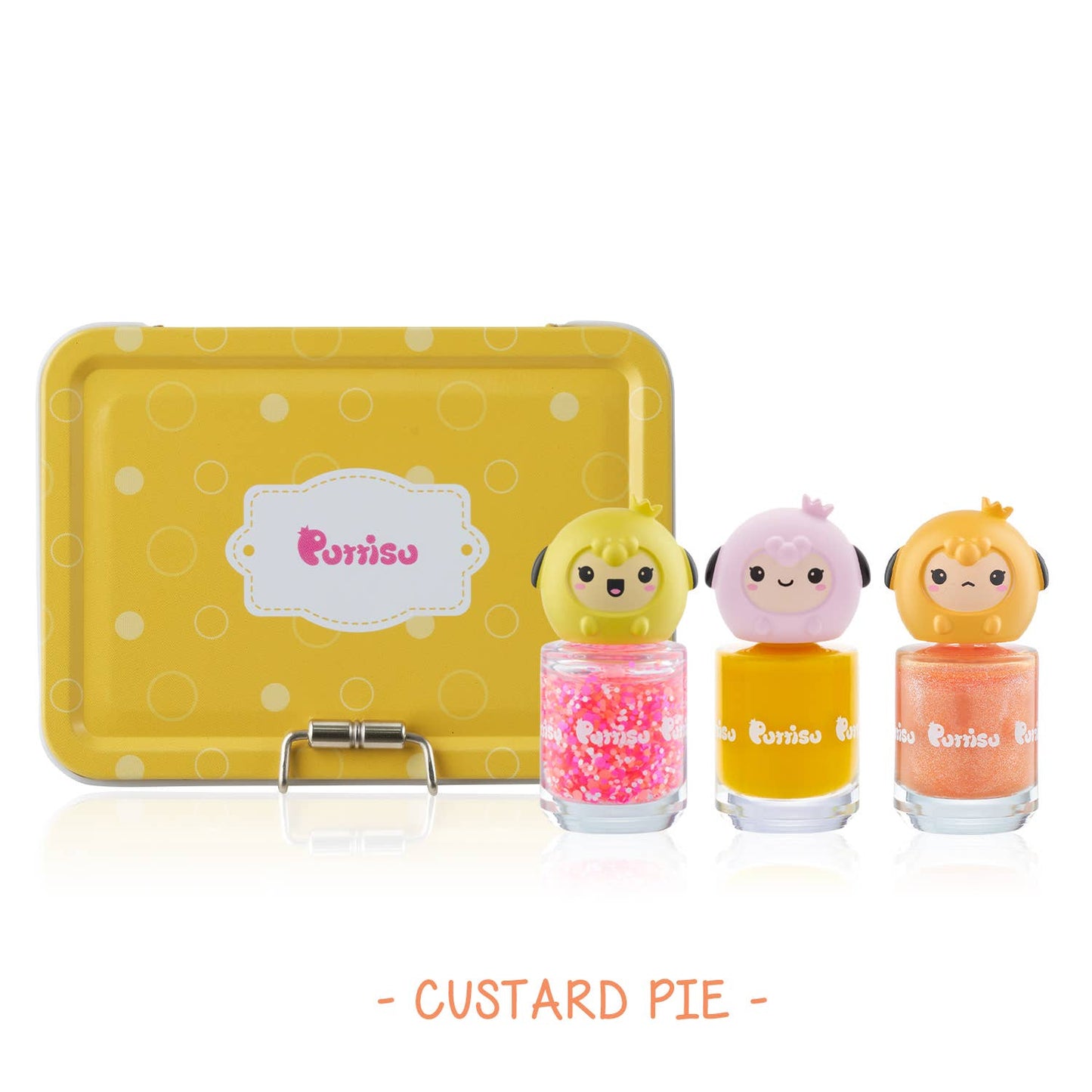 Puttisu - Puttisu 3-color Nail Art Kit (compact giftbox packaging): Birthday Cake