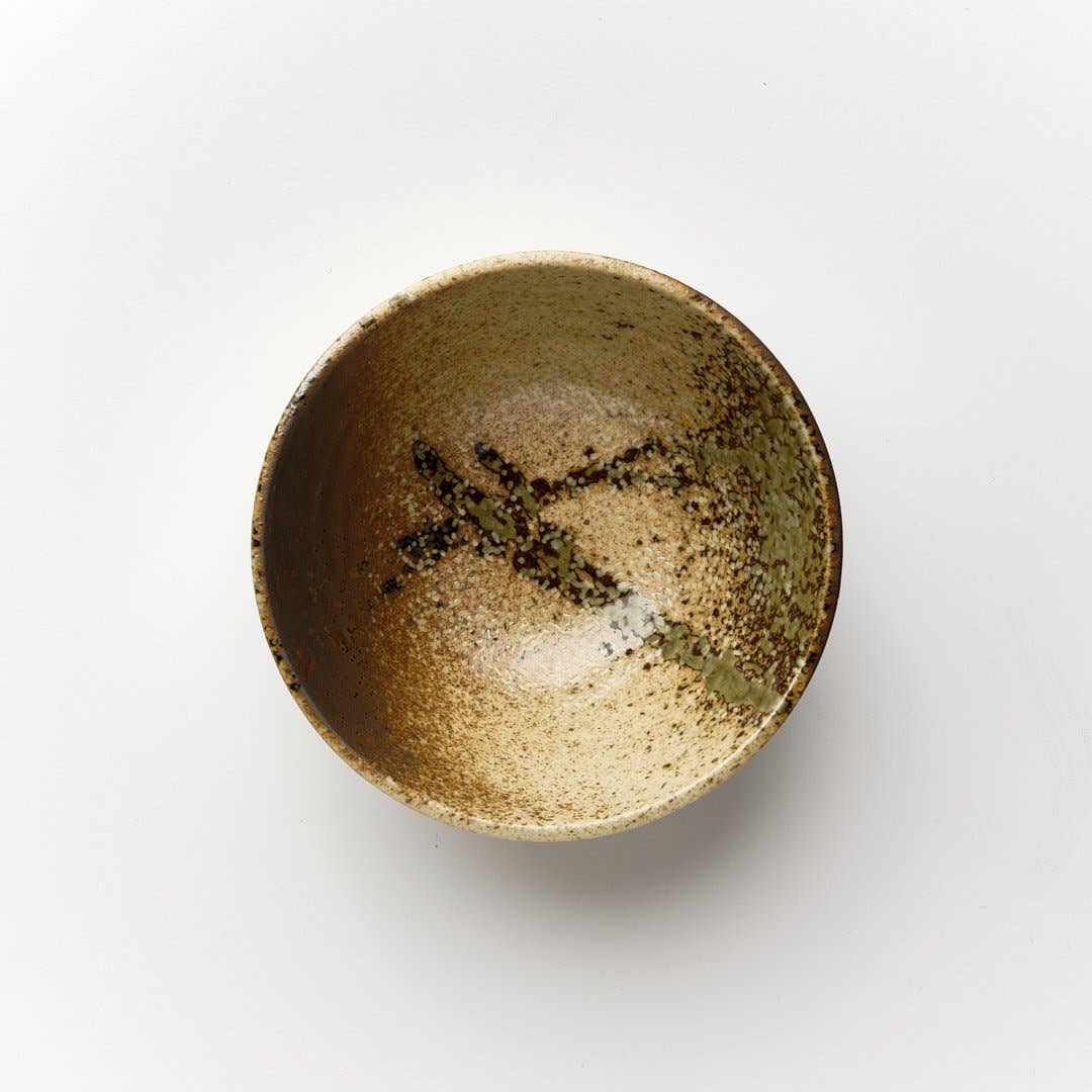 Made In Japan Tableware - Terracota Green udon bowl  20cm