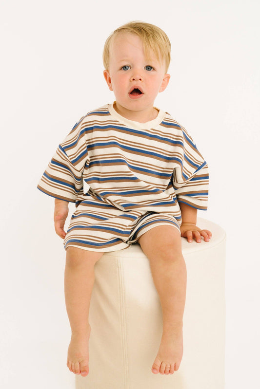 Little One Shop - Coastal Stripe Slouchy Set