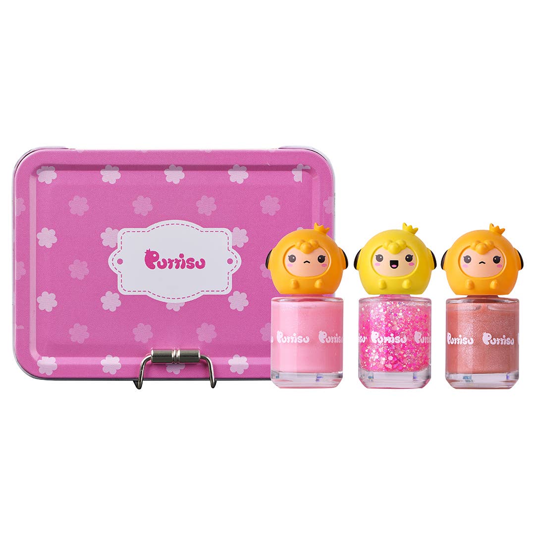 Puttisu - Puttisu 3-color Nail Art Kit (In display box packaging): Macaron