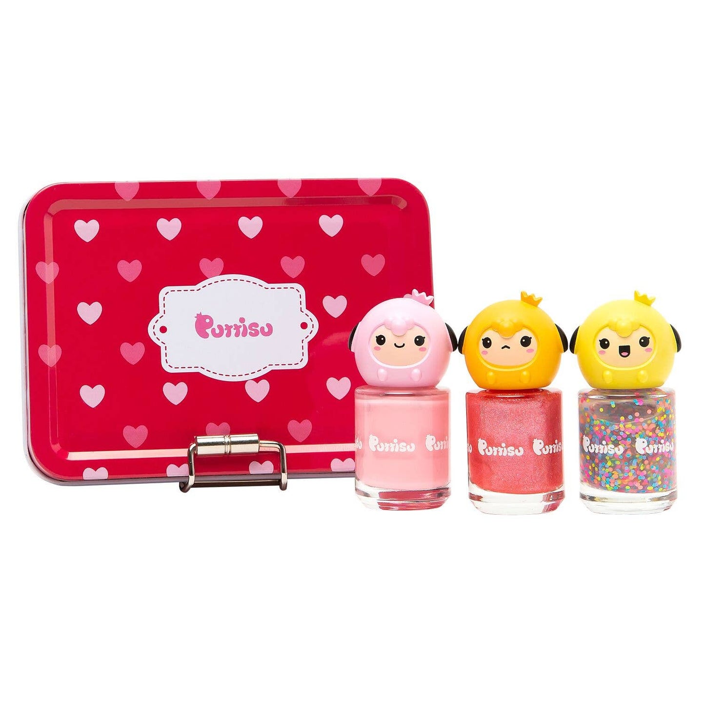 Puttisu - Puttisu 3-color Nail Art Kit (In display box packaging): Macaron
