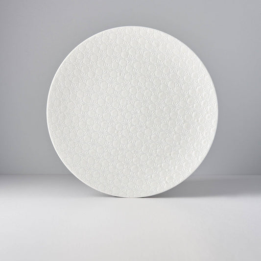 Made In Japan Tableware - White Star plate 29cm