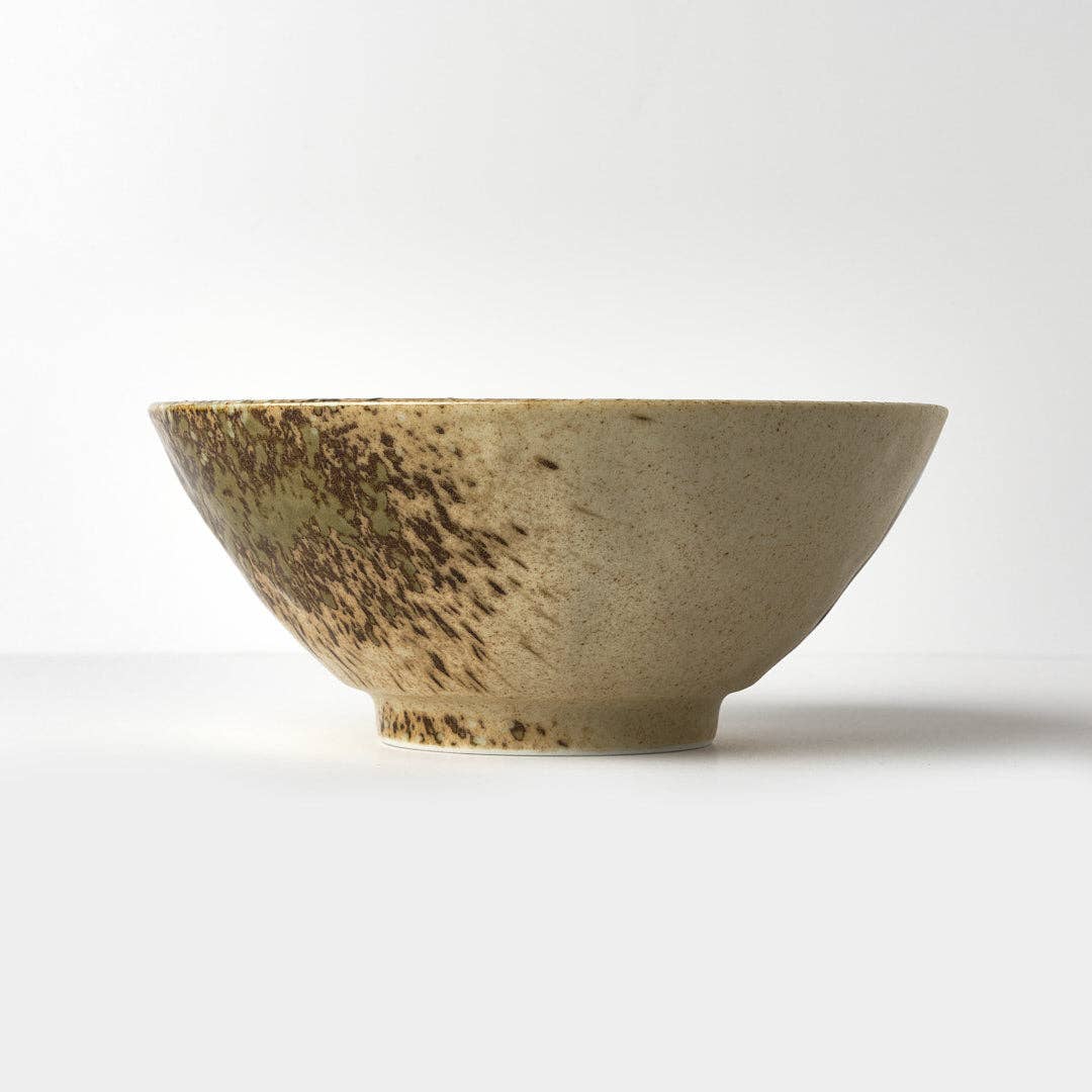 Made In Japan Tableware - Terracota Green udon bowl  20cm