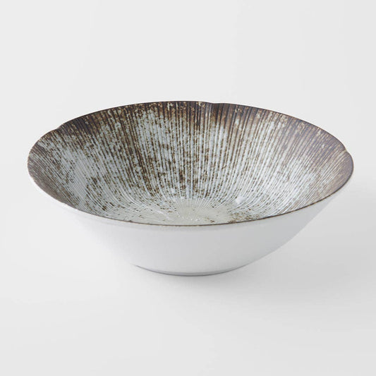 Made In Japan Tableware - Ice Drift Early Snow bowl 21cm