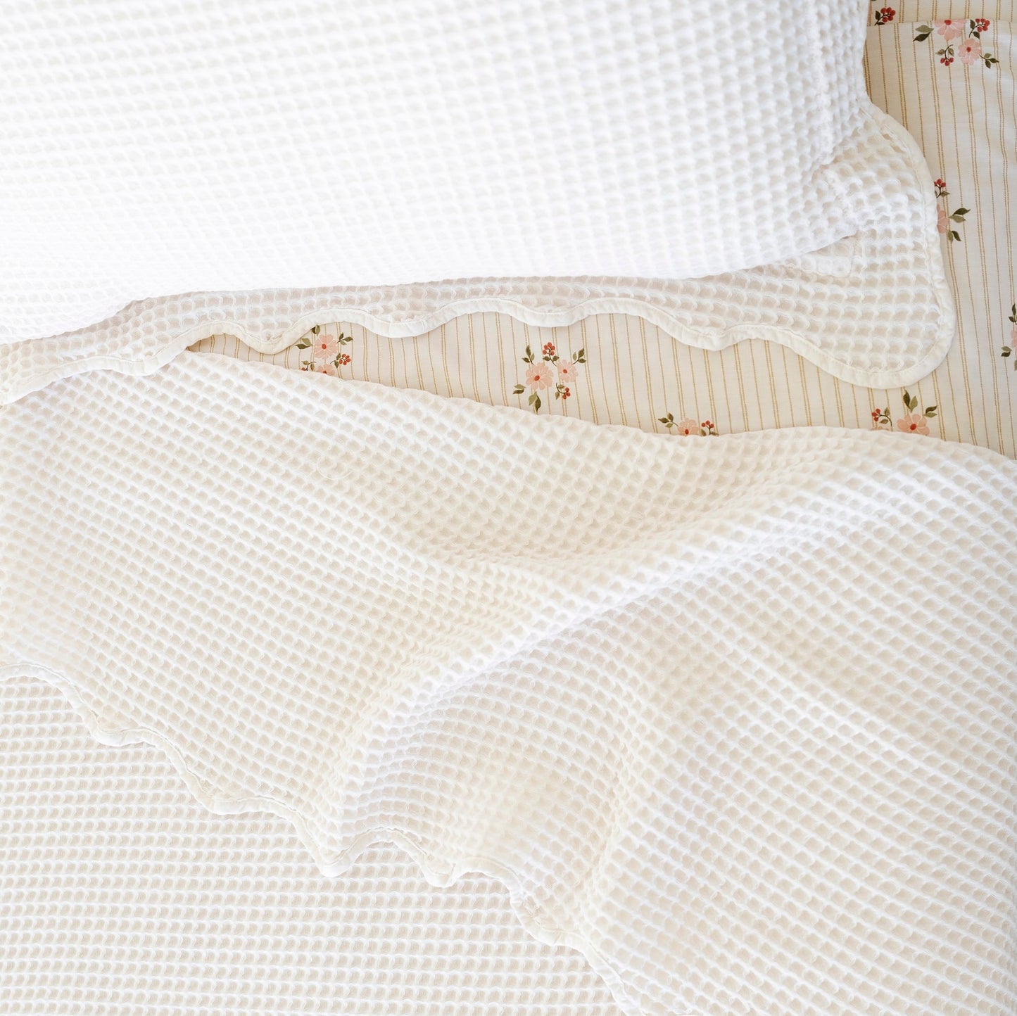 Wholesale Waffle Knit Coverlet Set