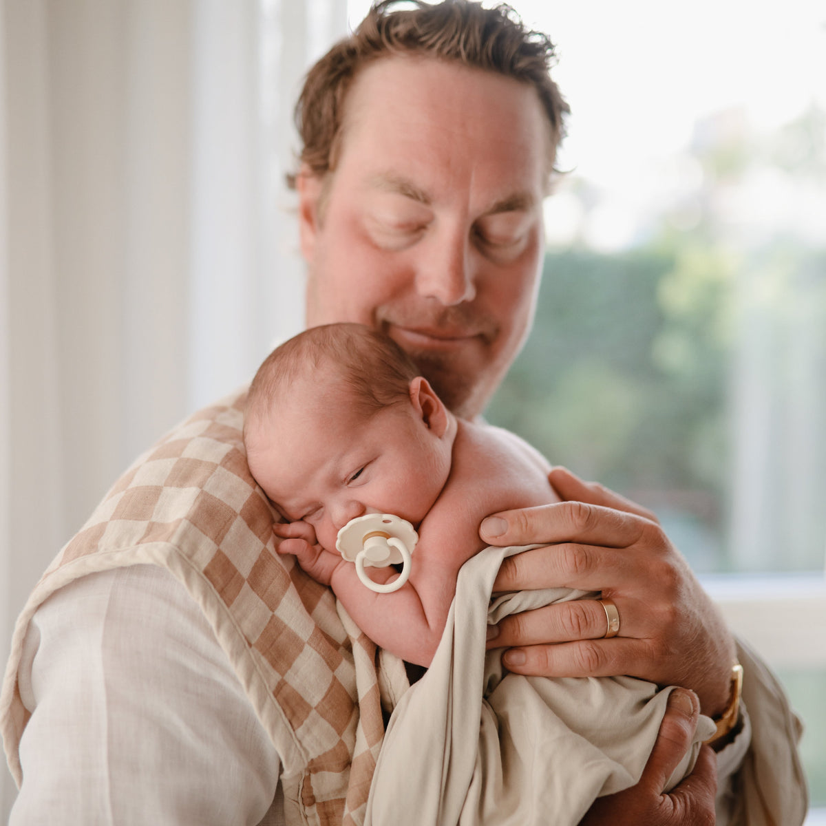 FRIGG Natural Rubber Pacifier 6-Pack