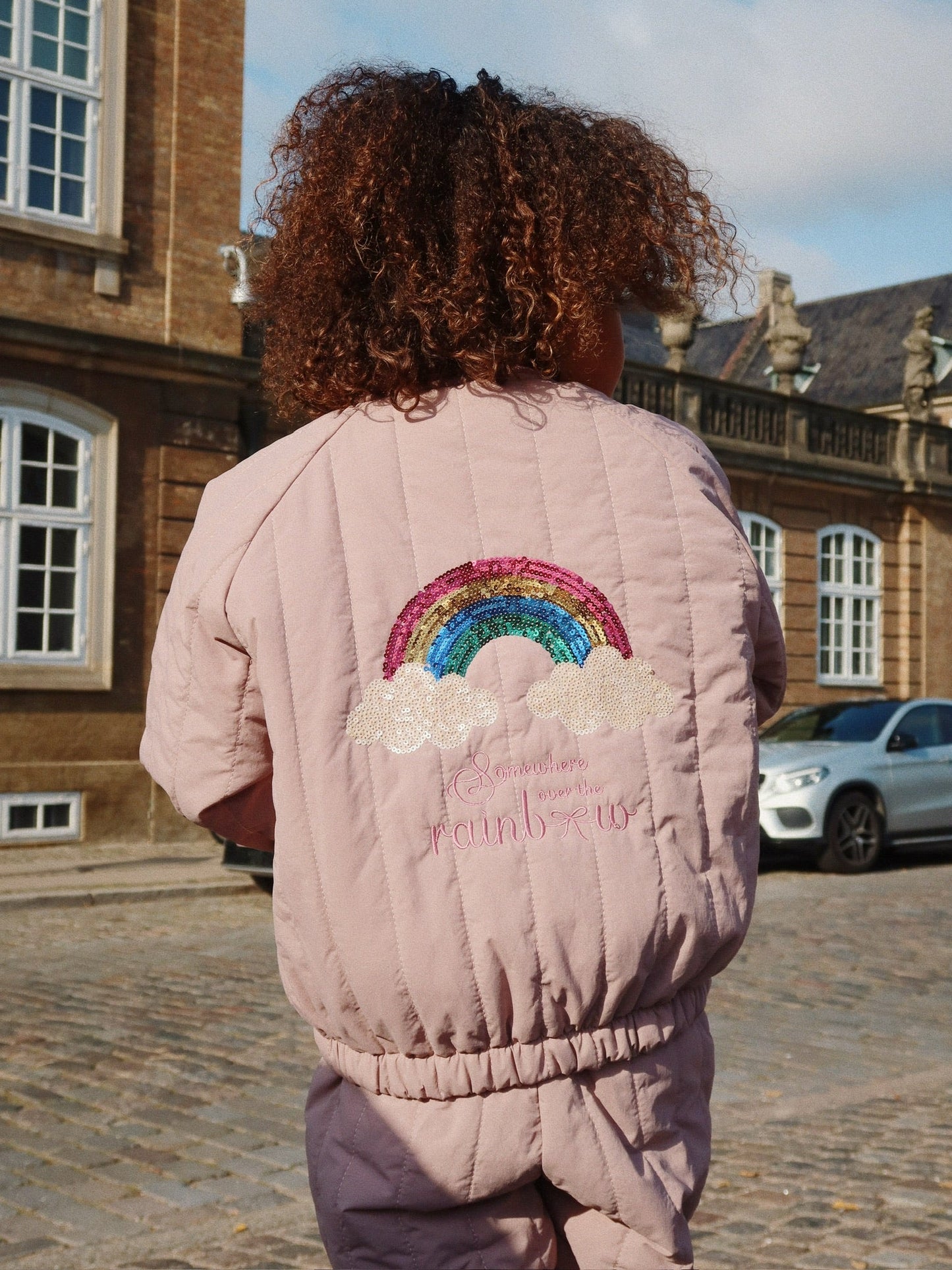 Juno Sequin Bomber Jacket