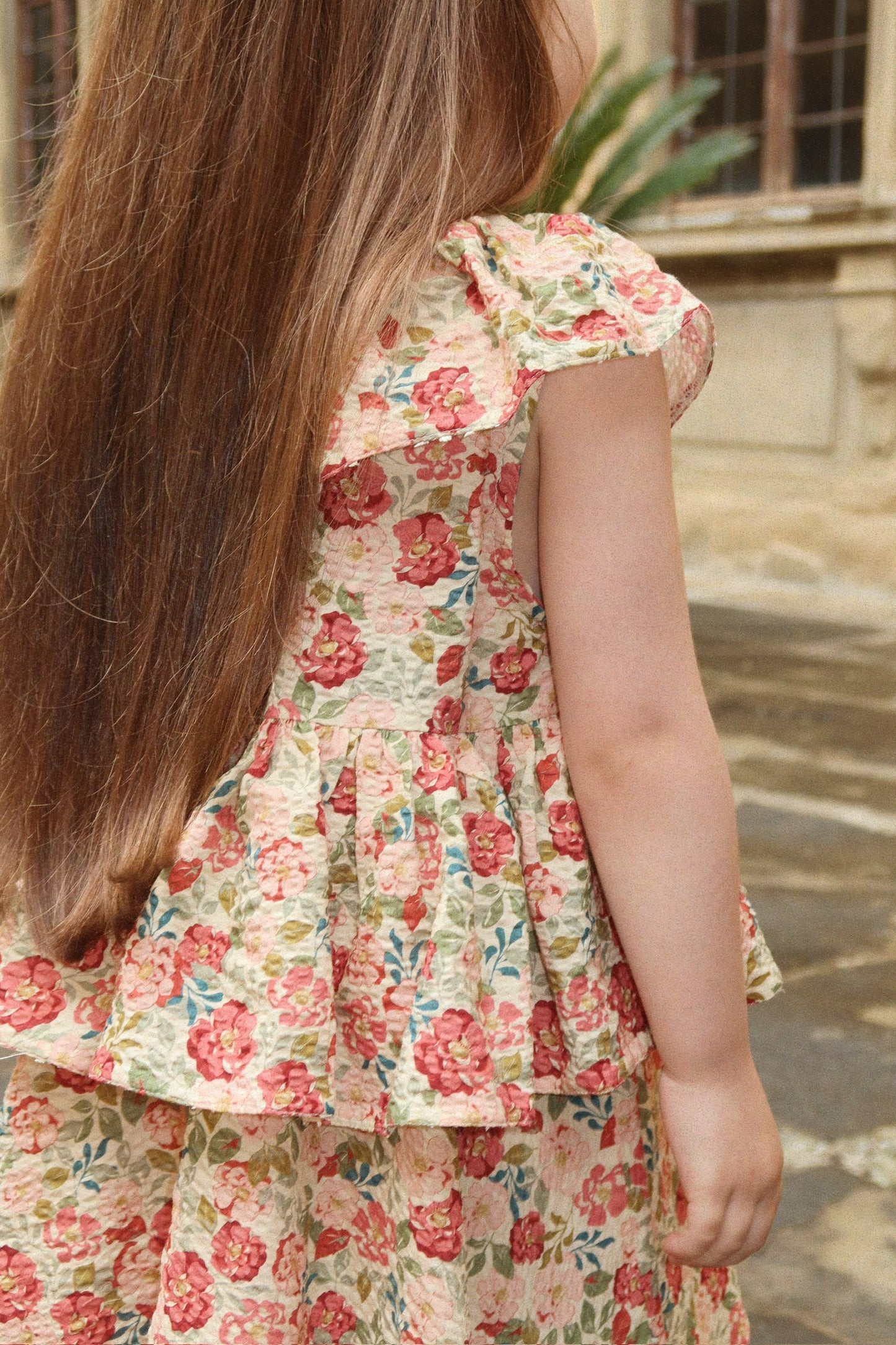 BELLA FRILL DRESS GOTS