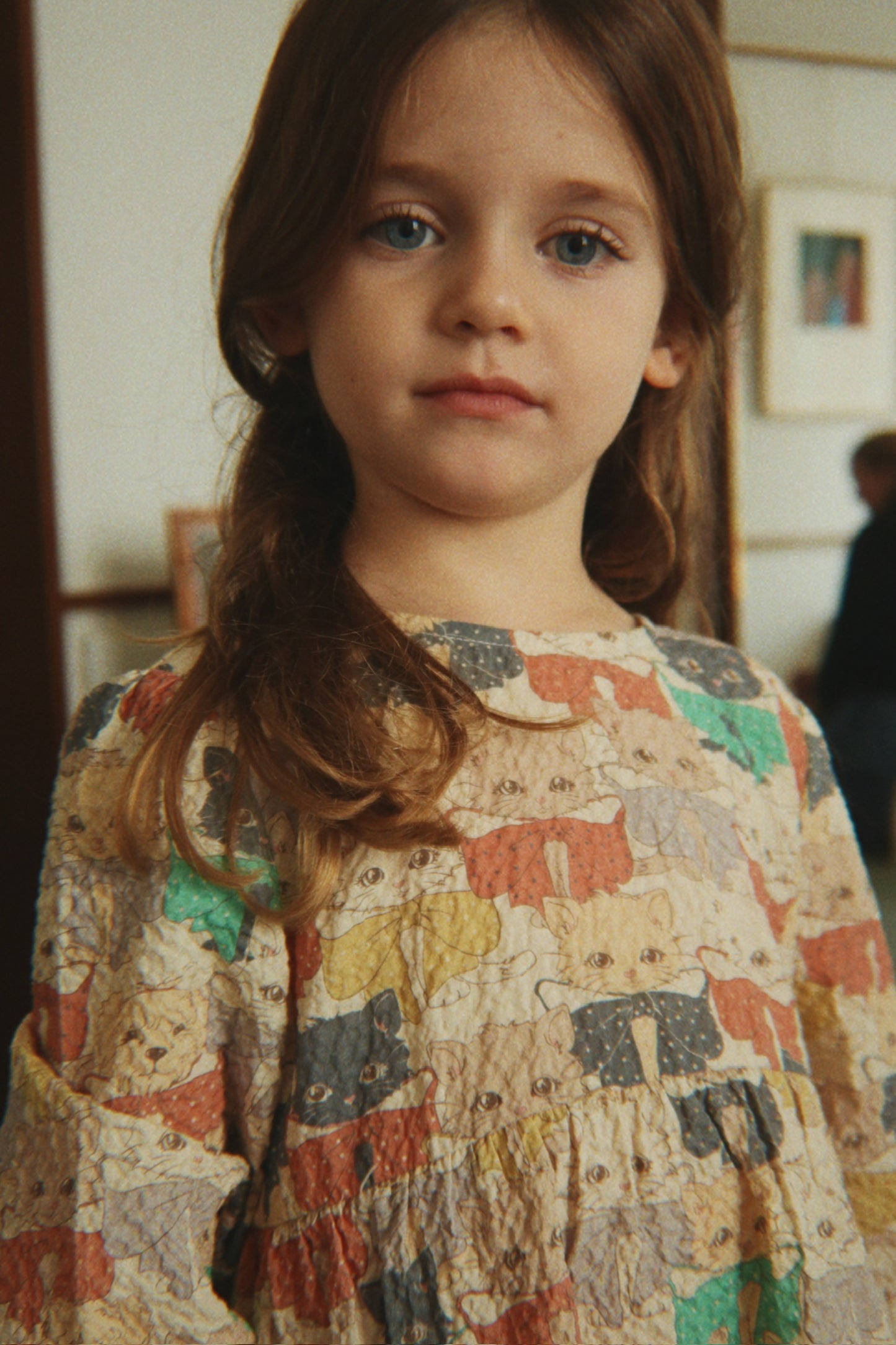 Elin Ls Bow Dress Gots - Like Cats And Dogs
