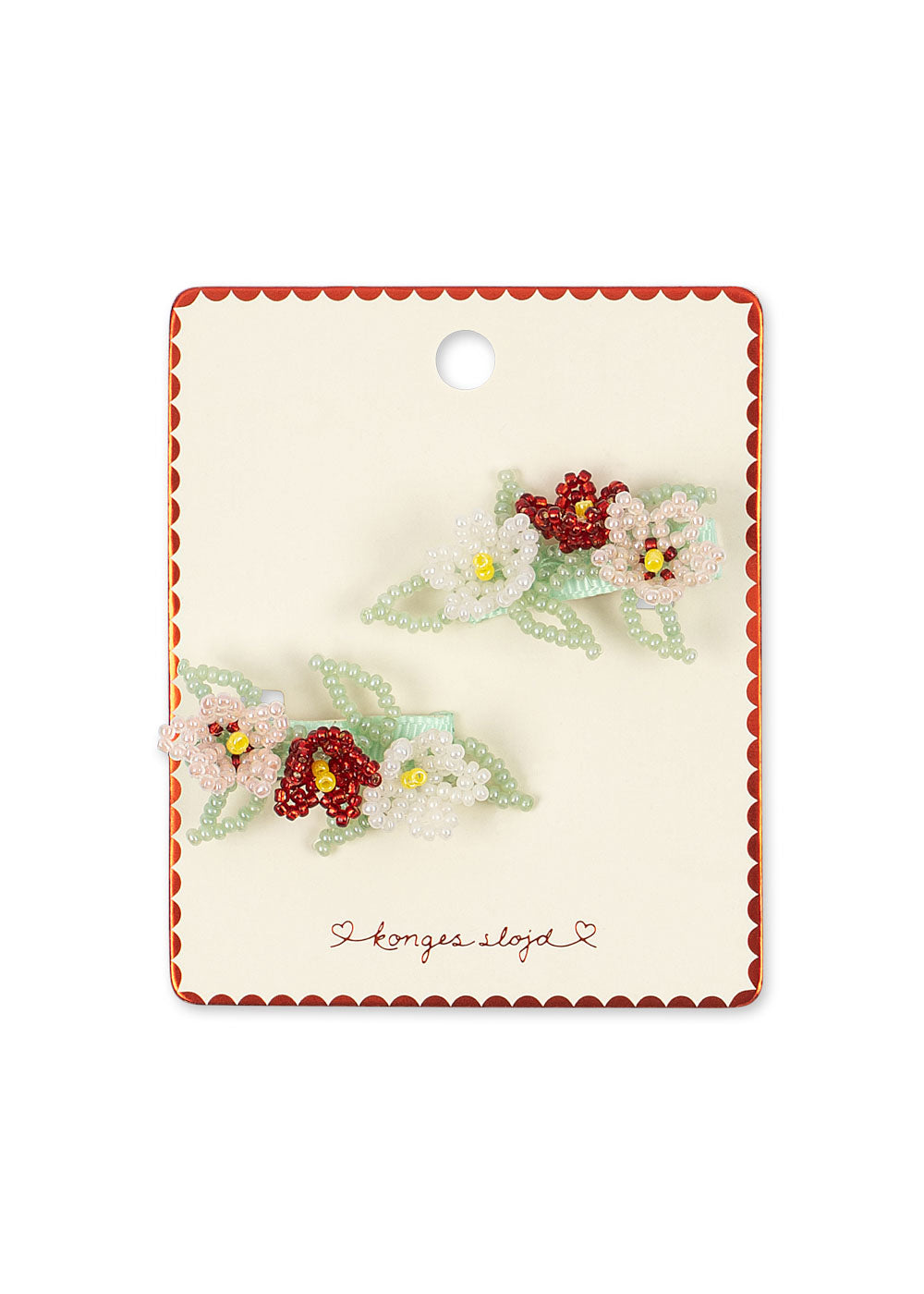 2 PACK FLOWER FIELD HAIR CLIPS