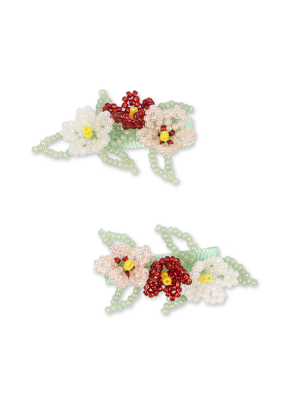 2 PACK FLOWER FIELD HAIR CLIPS