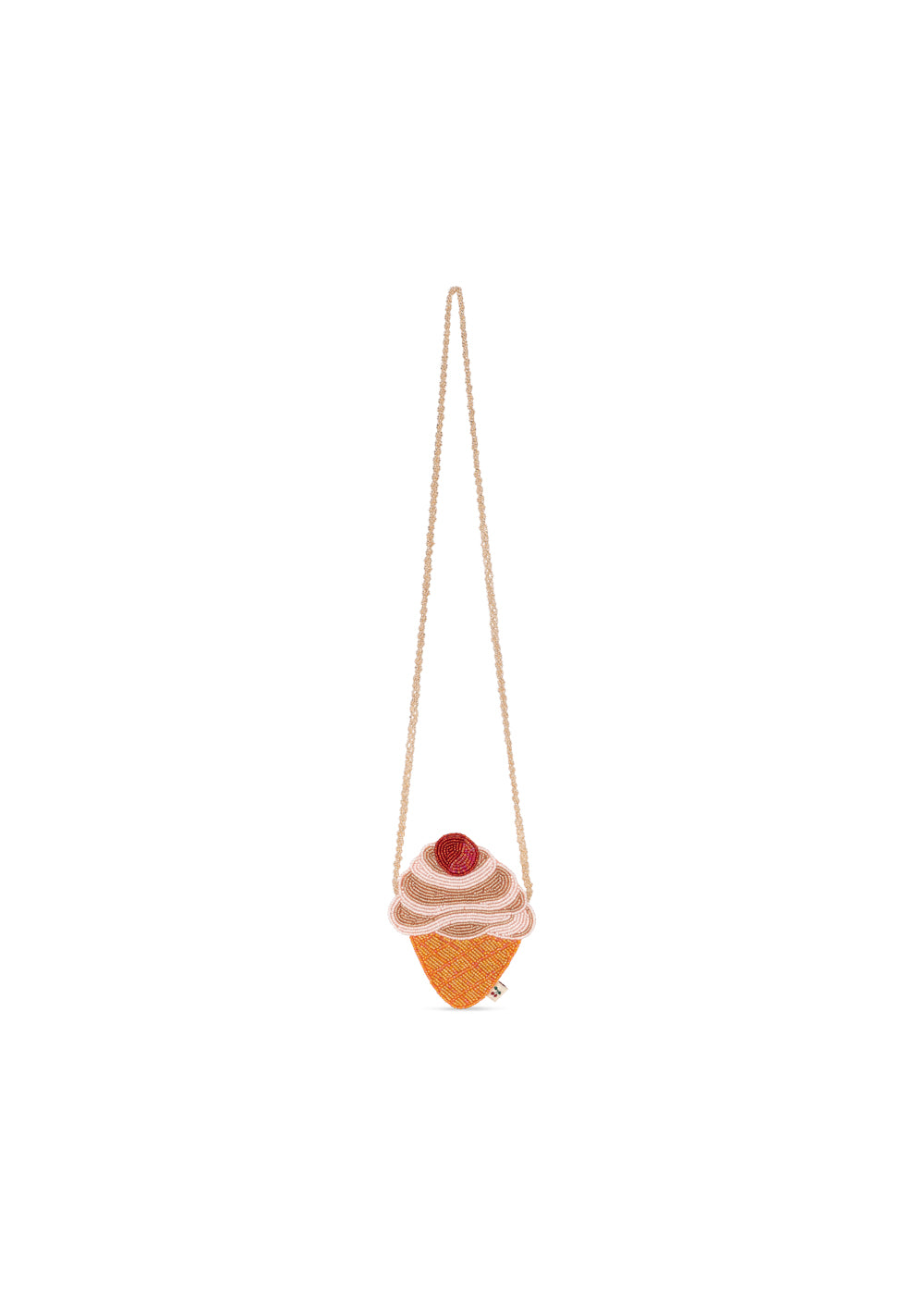 BEADED ICE CREAM STRAP WALLET