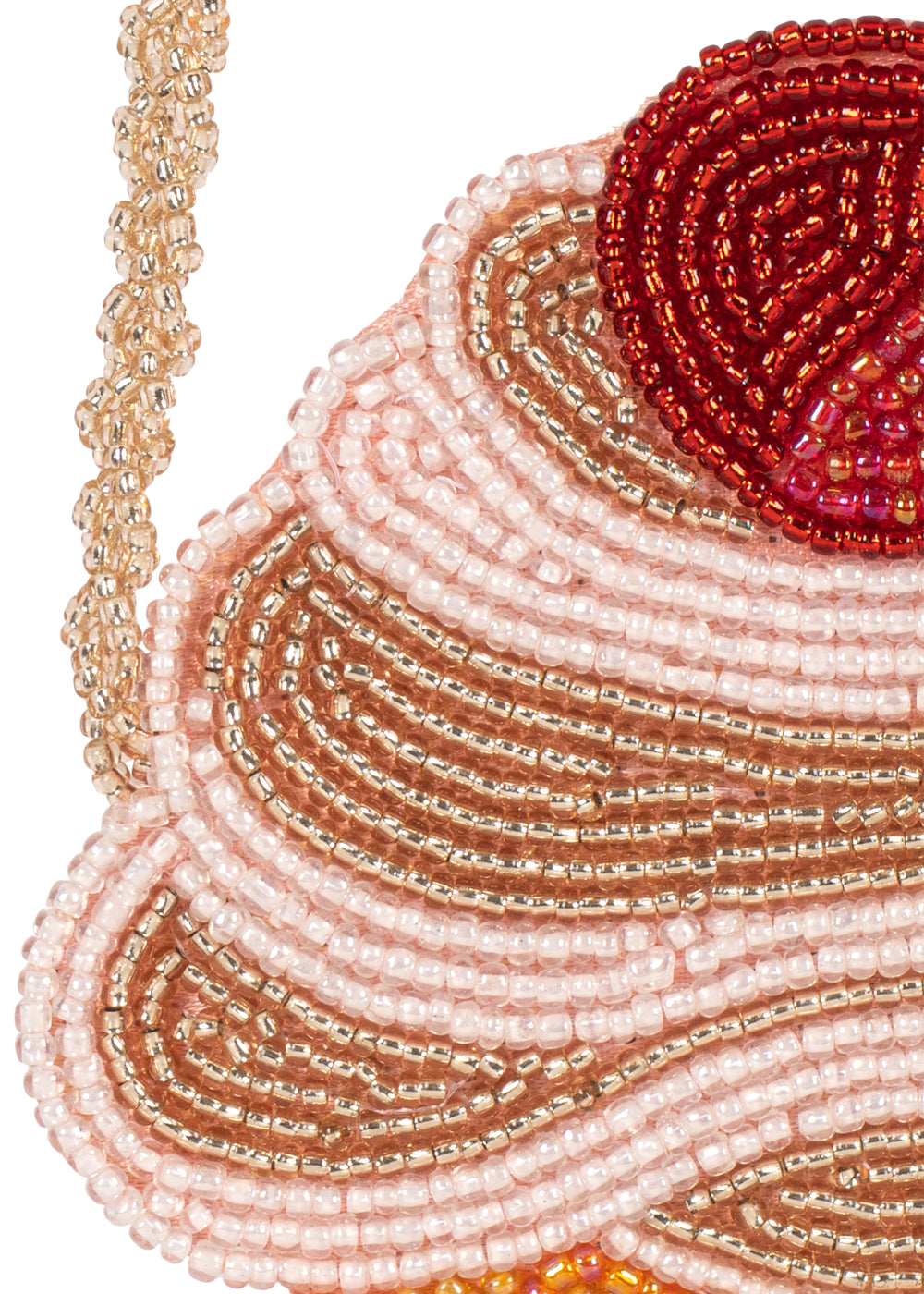 BEADED ICE CREAM STRAP WALLET