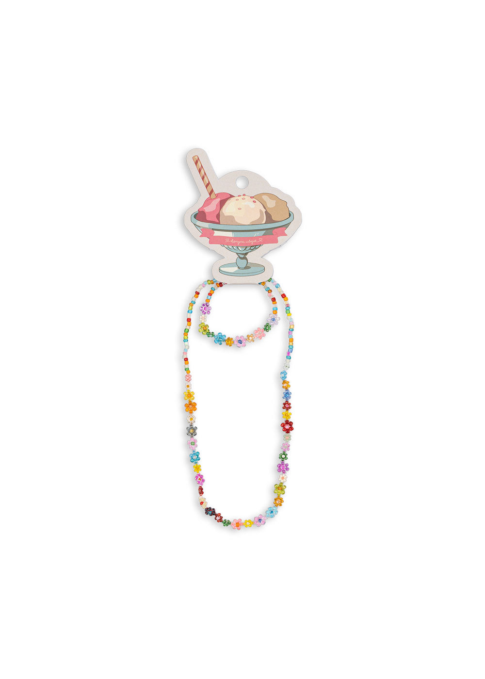 FLOWER FIELD NECKLACE AND BRACELET SET