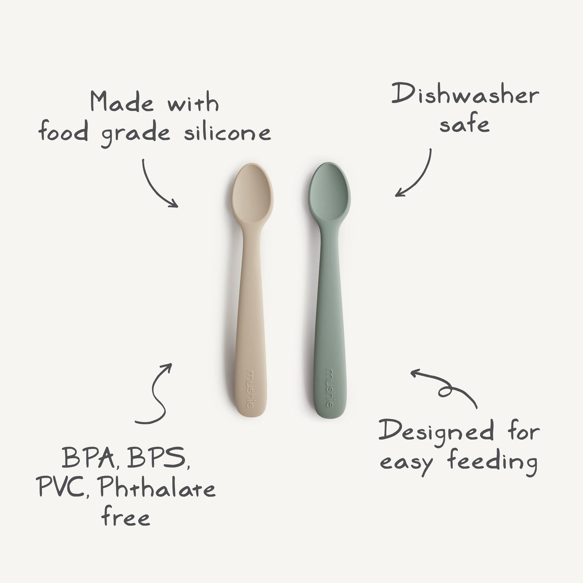 Silicone Feeding Spoons