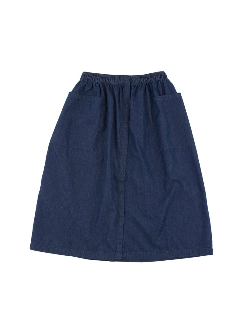 TinyCottons Button-Down Denim Skirt