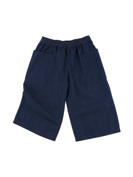 TinyCottons Navy Solid Cool Pant