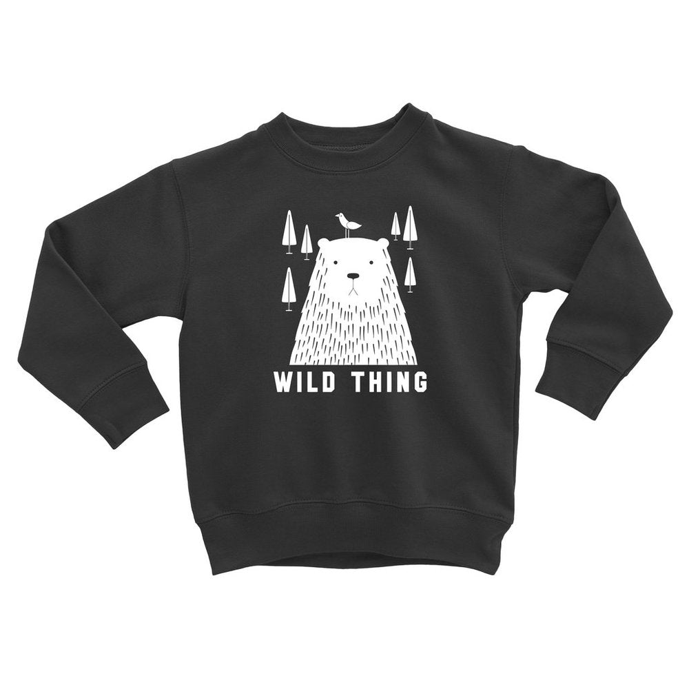 Wild Thing Pullover Sweater in Black
