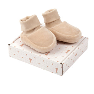 Wooly Organic Baby Velor Boots