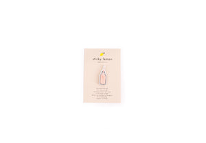 STICKY LEMON EMBROIDERED PINS