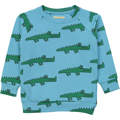Sweater Shirt-Blue Crocodile